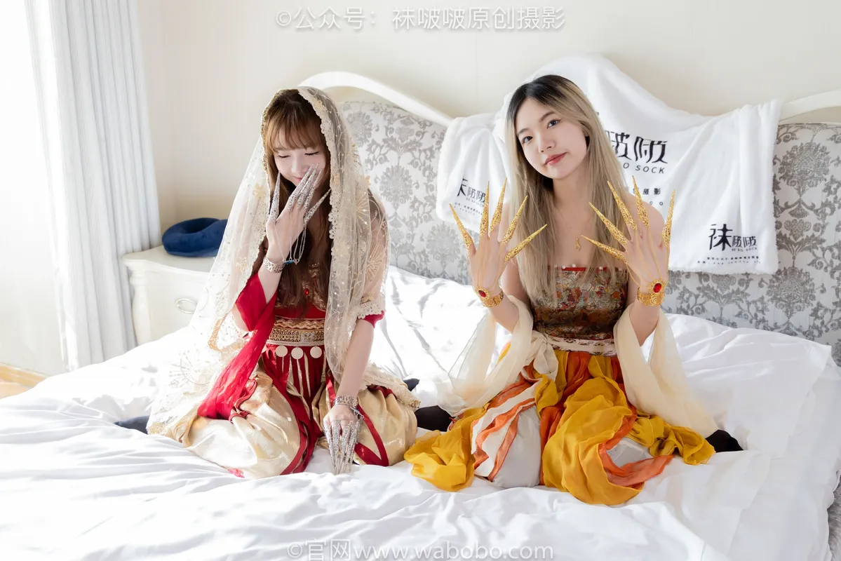 BoBoSocks袜啵啵 No.647 小甜豆&甜甜圈-两双凉鞋、薄黑丝、裸足 - BoBoSocks袜啵啵